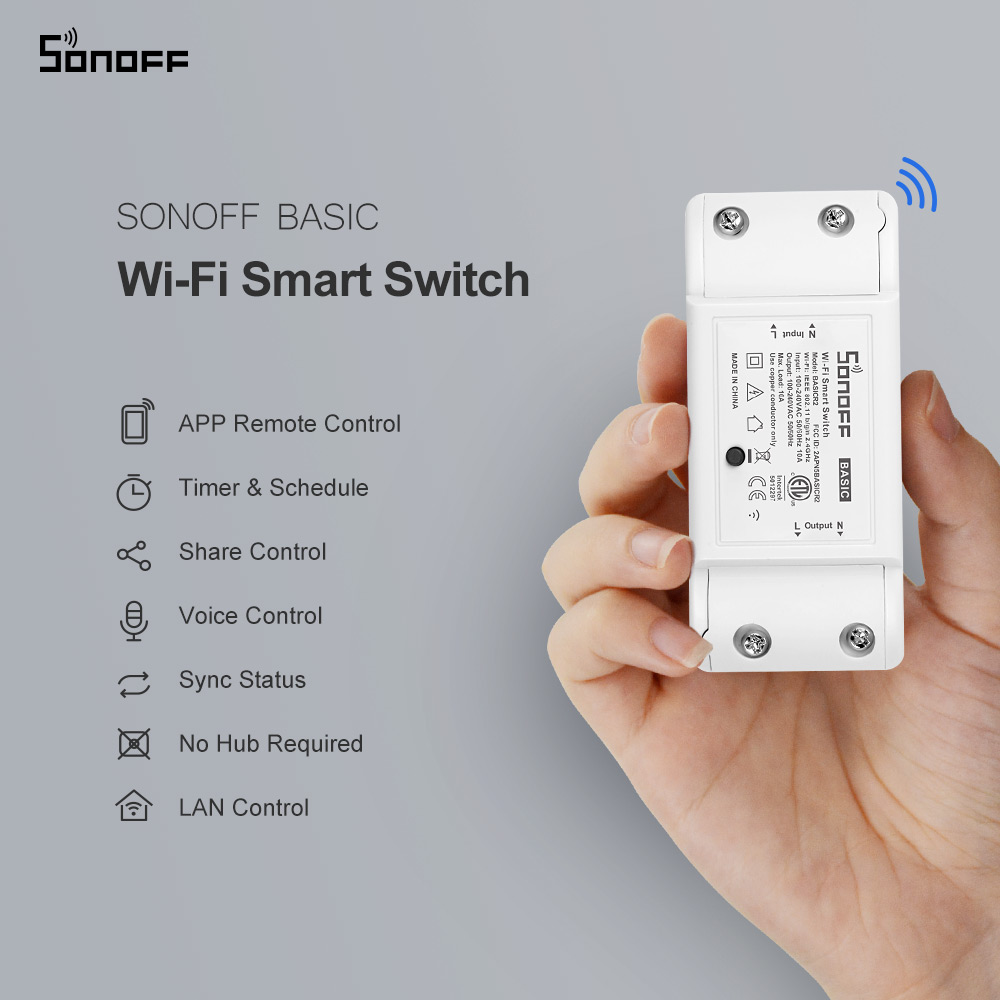 Sonoff Basic Switch - Itead SONOFF Basic R2 Mini DIY-module