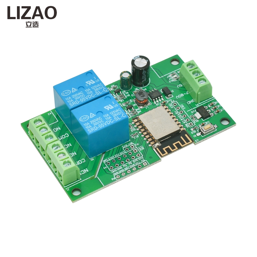 Relay 8 Channel Board - LIZAO 2/4/8 Kanaals ESP8266 ESP-12F WiFi
