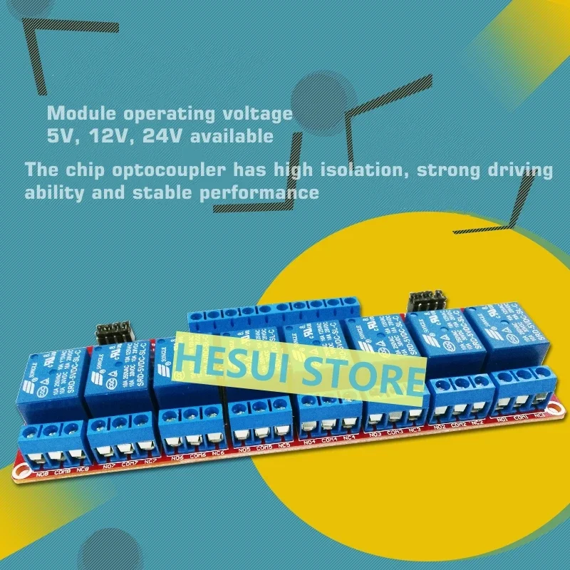 8-kanaals relaismodule met opt - Relay 8 Channel Board recensie en prijs