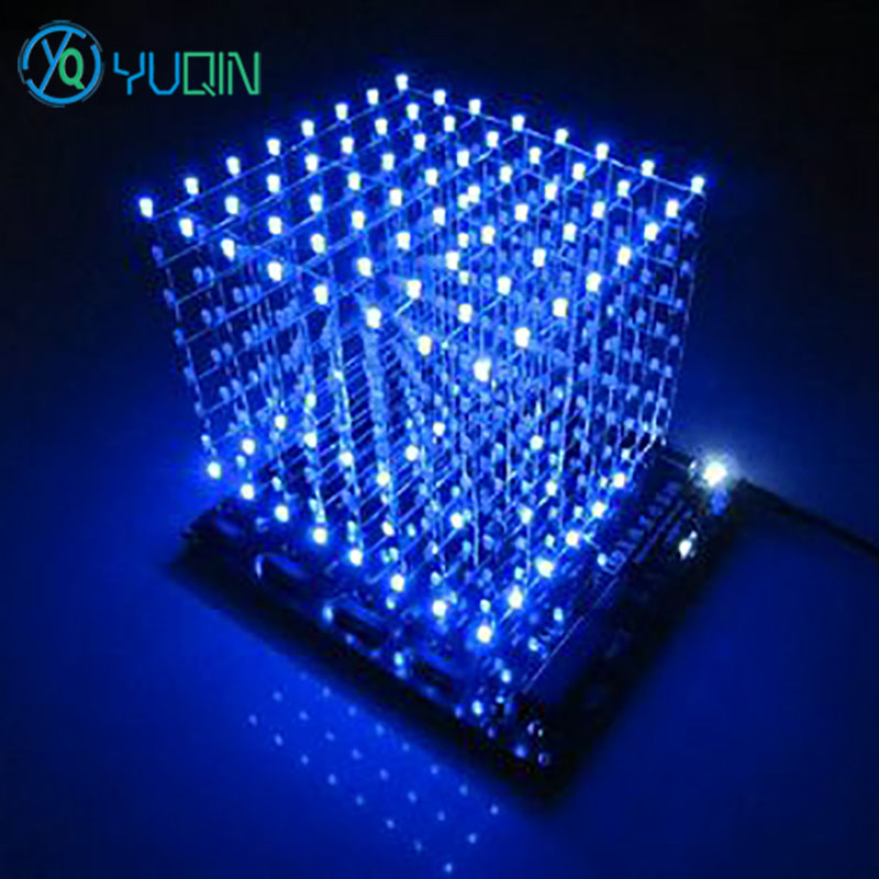 DIY 3D8 LED Cube Kit 8x8x8 met - Rgb Led Matrix 8X8 recensie en prijs