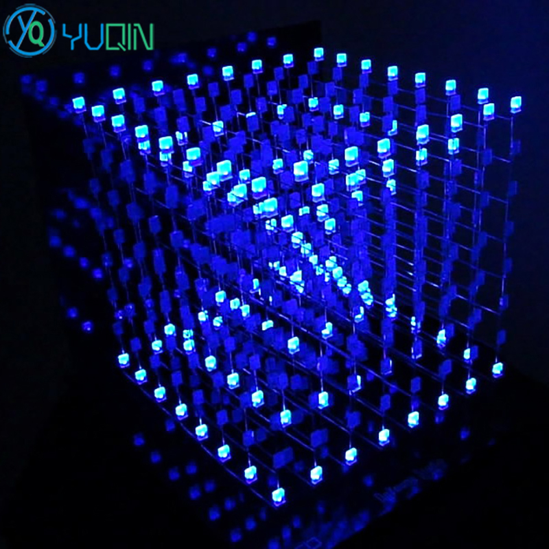 DIY 3D8 LED Cube Kit 8x8x8 met - Rgb Led Matrix 8X8 recensie en prijs