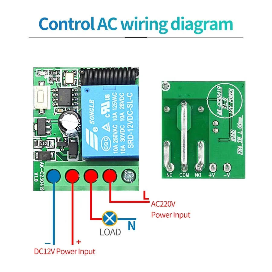 RF433MHz Draadloze Schakelaar  - 433Mhz Receiver Module recensie en prijs