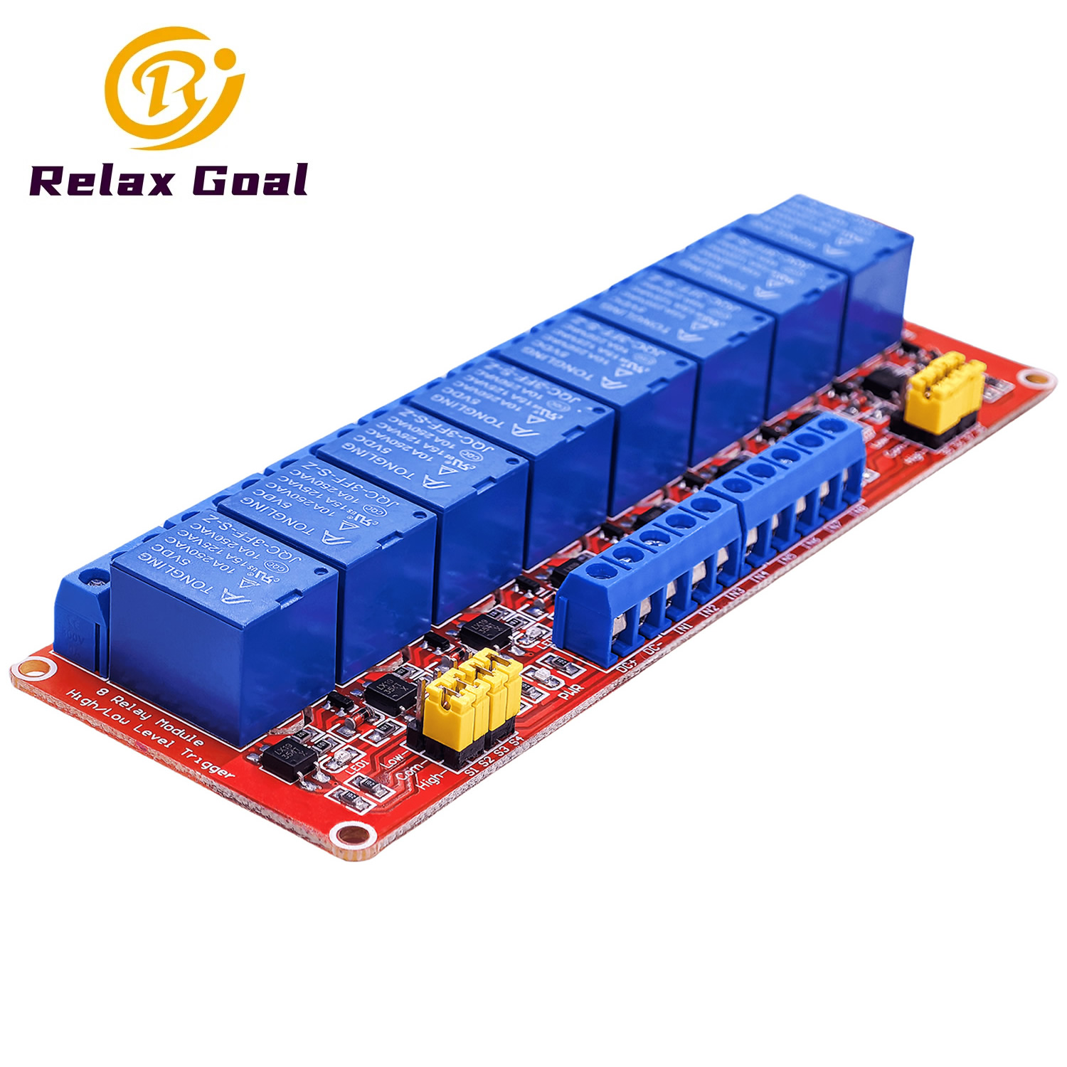 Relaismodule 8 Kanaals 5V 12V  - Relay 8 Channel Board recensie en prijs