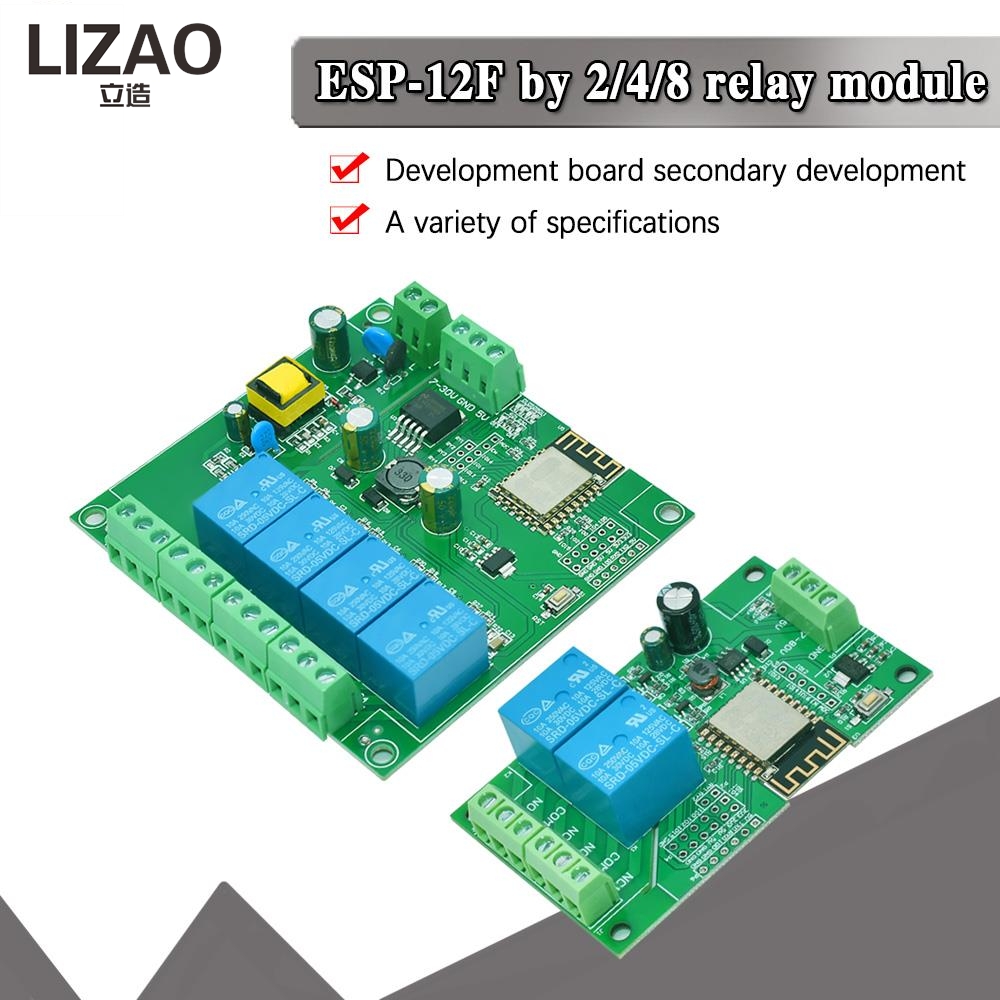 LIZAO 2/4/8 Kanaals ESP8266 ES - Relay 8 Channel Board recensie en prijs