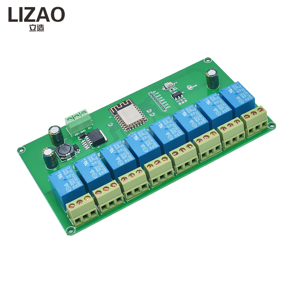 LIZAO 2/4/8 Kanaals ESP8266 ES - Relay 8 Channel Board recensie en prijs